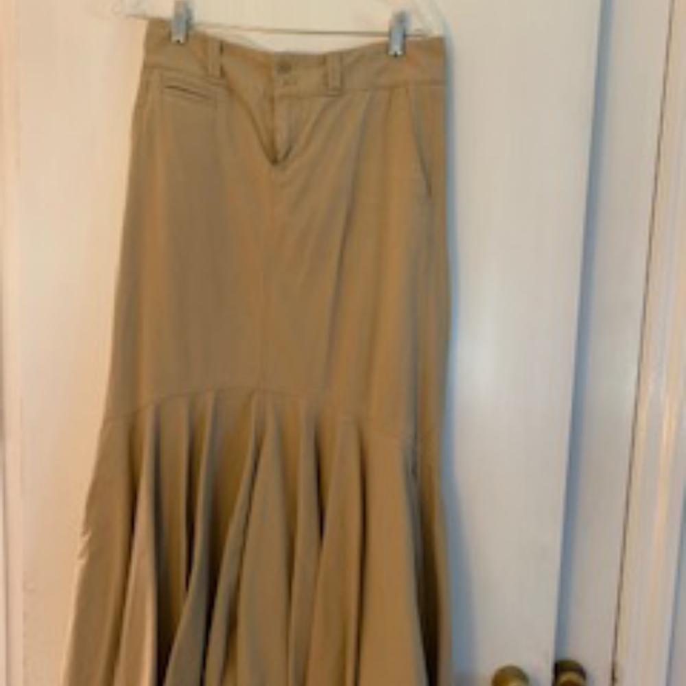 Khaki Chino Skirt - Ralph Lauren